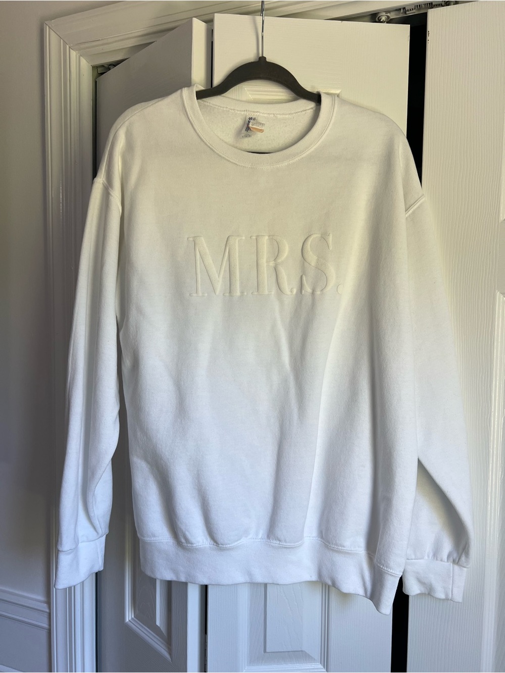 White MRS Crewneck Sweatshirt